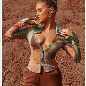 PLT fitted button up